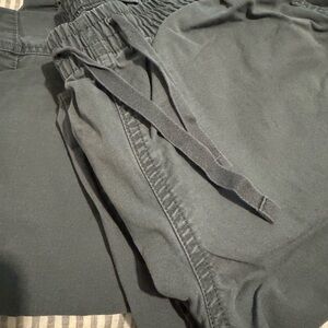 L.L. Bean Wide Leg Pants in Charcoal Gray